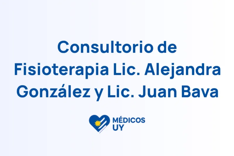 Consultorio de Fisioterapia Lic. Alejandra González y Lic. Juan Bava