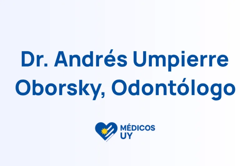 Dr. Andrés Umpierre Oborsky, Odontólogo