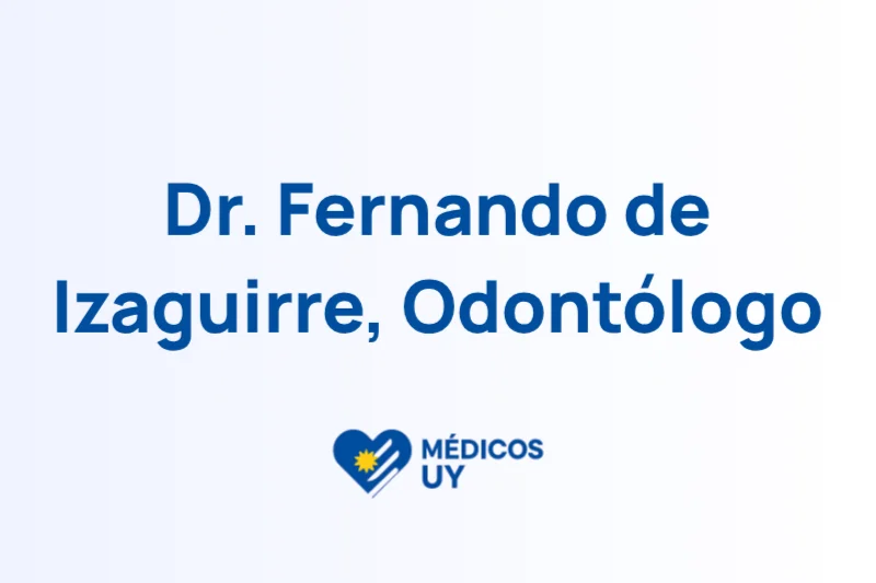 Dr. Fernando de Izaguirre, Odontólogo