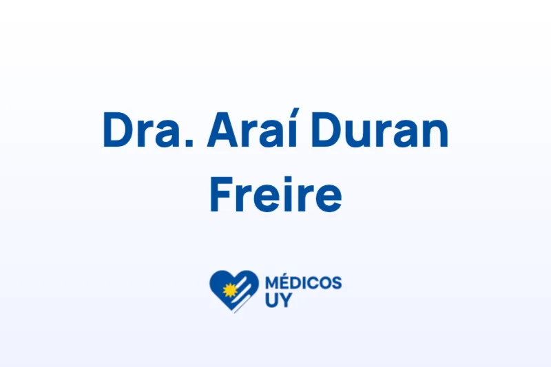 Dra. Araí Duran Freire