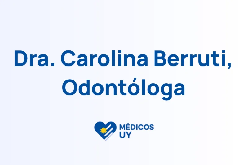 Dra. Carolina Berruti, Odontóloga