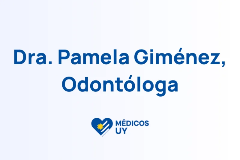 Dra. Pamela Giménez, Odontóloga