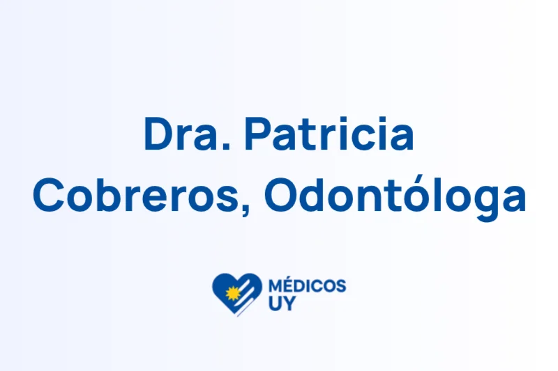 Dra. Patricia Cobreros, Odontóloga