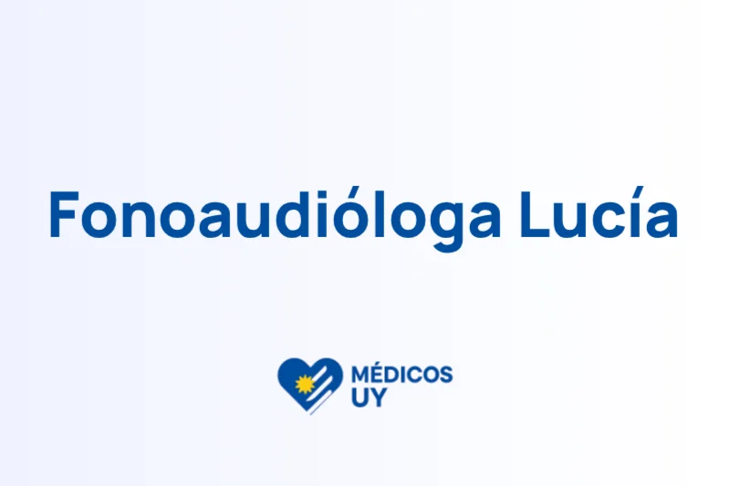Fonoaudióloga Lucía