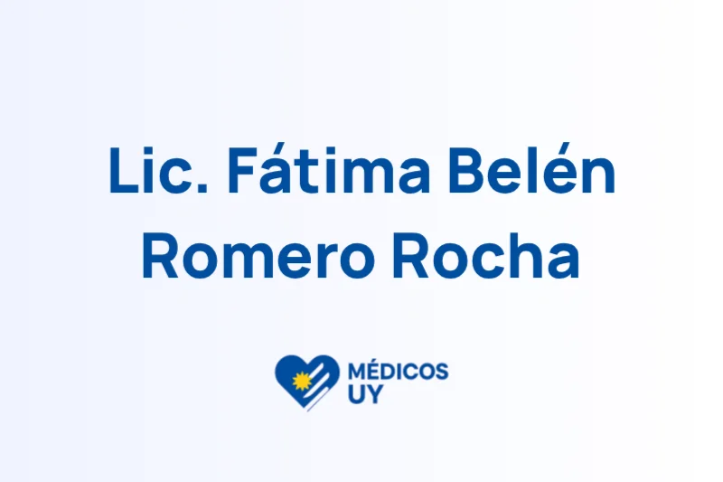 Lic. Fátima Belén Romero Rocha