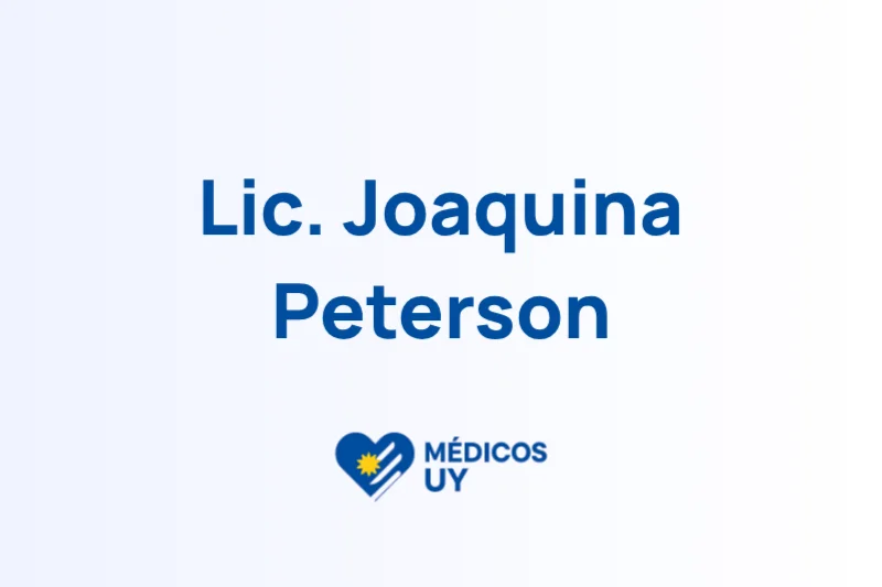 Lic. Joaquina Peterson