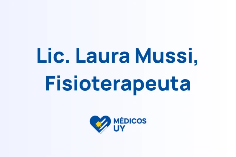 Lic. Laura Mussi, Fisioterapeuta