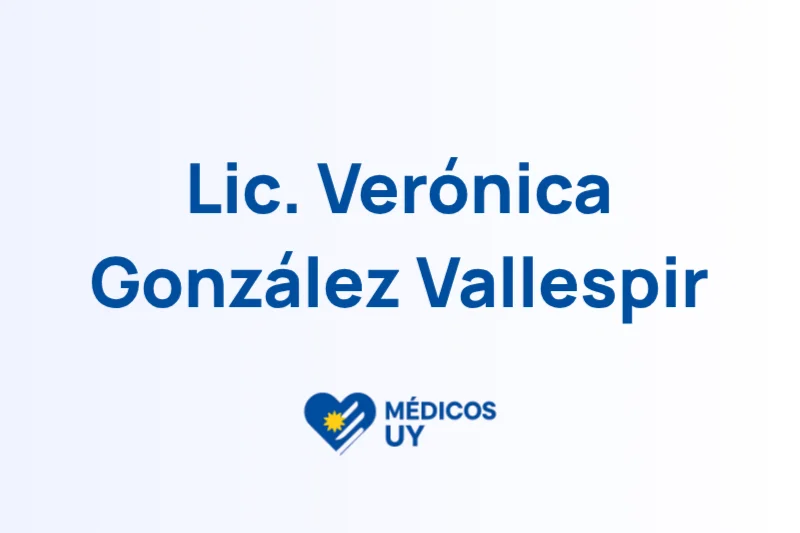 Lic. Verónica González Vallespir