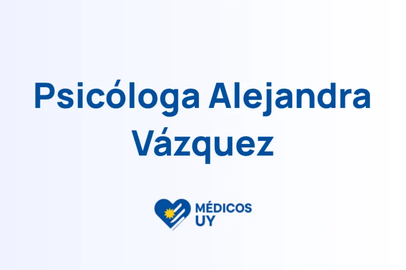 Psicóloga Alejandra Vázquez