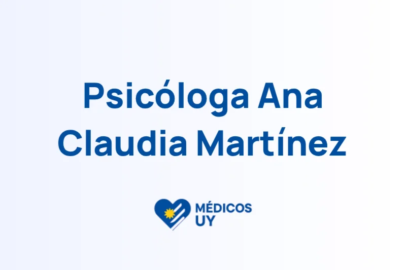 Psicóloga Ana Claudia Martínez