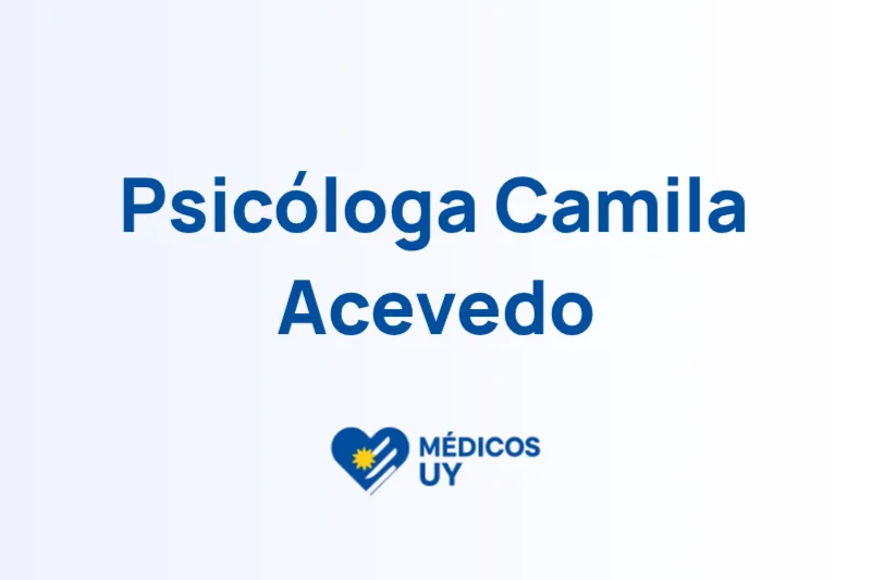 Psicóloga Camila Acevedo