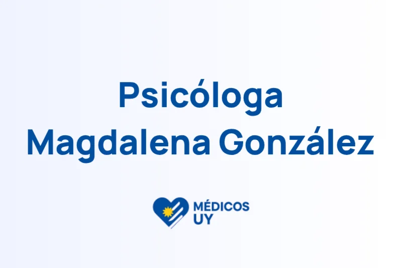 Psicóloga Magdalena González