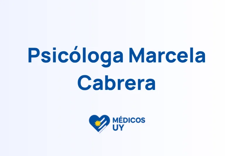 Psicóloga Marcela Cabrera