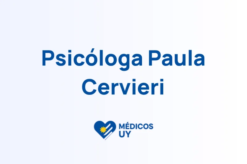 Psicóloga Paula Cervieri