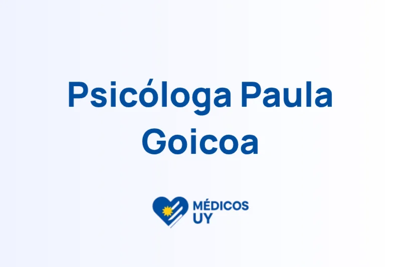 Psicóloga Paula Goicoa
