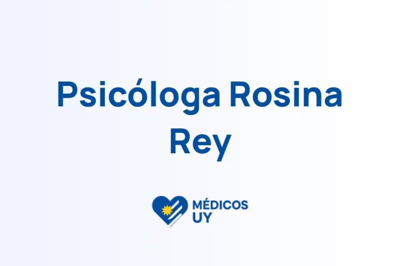 Psicóloga Rosina Rey