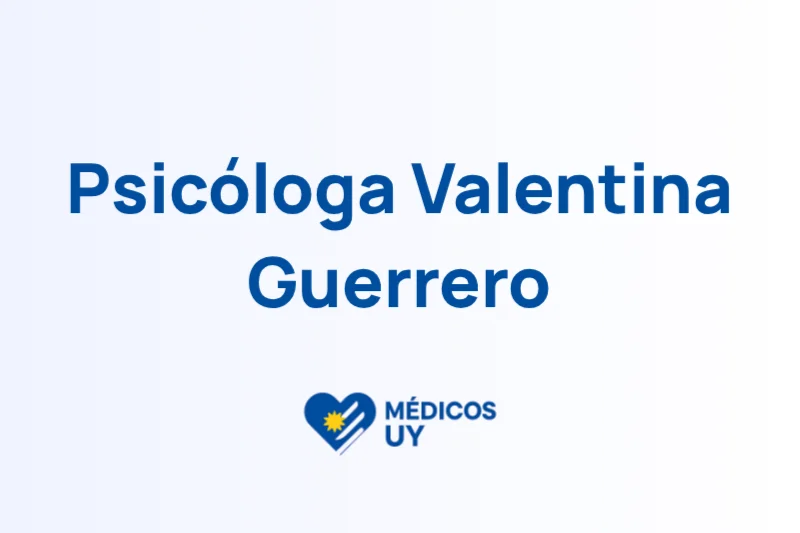 Psicóloga Valentina Guerrero