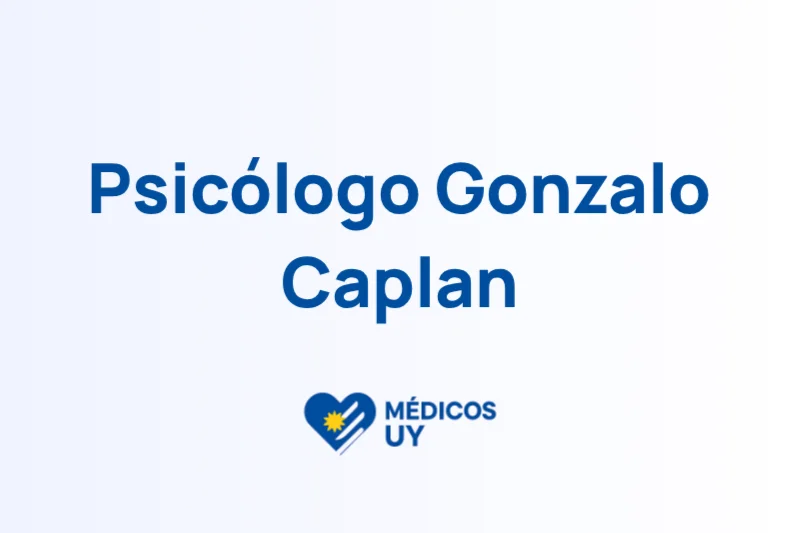 Psicólogo Gonzalo Caplan