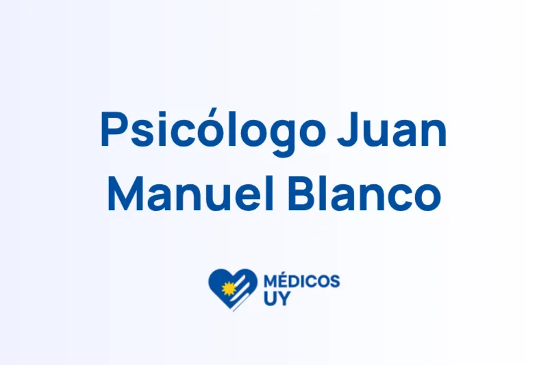 Psicólogo Juan Manuel Blanco